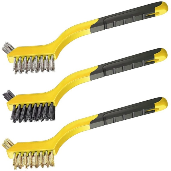 Sett med assorterte minikoster med ergonomisk håndtak 1 nylon, 1 messing