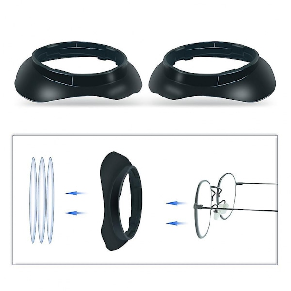 Linsram för Meta Quest 3 Vr Headset Glasögon Magnetiska glasögon