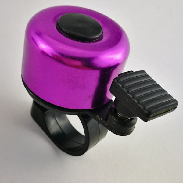 1 st cykelklocka / Klocka för cykel - Metallisk rosa