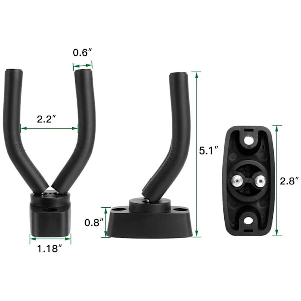 4 st gitarrhängare väggmonterad gitarrställ gitarr ukulele bas S