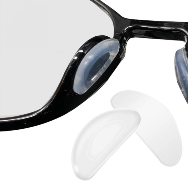 24 par självhäftande glasögon näskuddar, halkfri D-formad silikon G