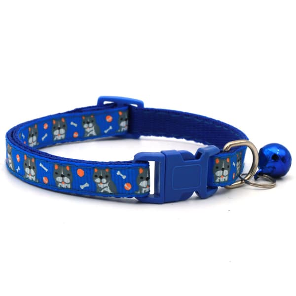 Rose Red Royal Blue 2PK Sæt, Blød og behagelig Hundehalsbånd, Pri