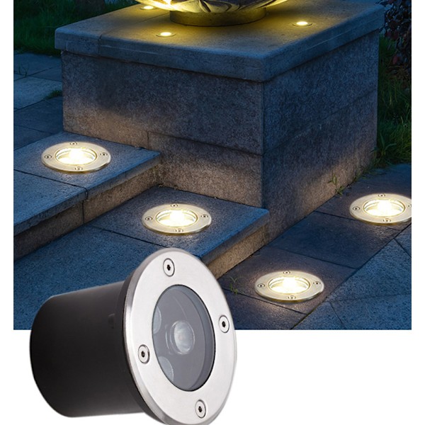 Lämmin valkoinen valo 3000k1 kpl pakkaus Φ 80mm Suuri avoin reikä 3W 75, IP