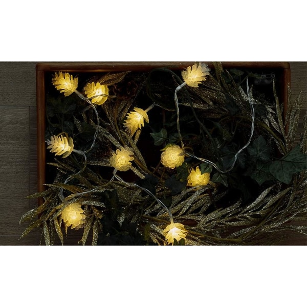 10 LED julekongler fe lys – Perfekt jul