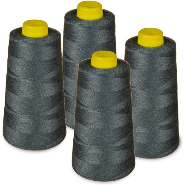 4 kantbandrullar, mörkgrå