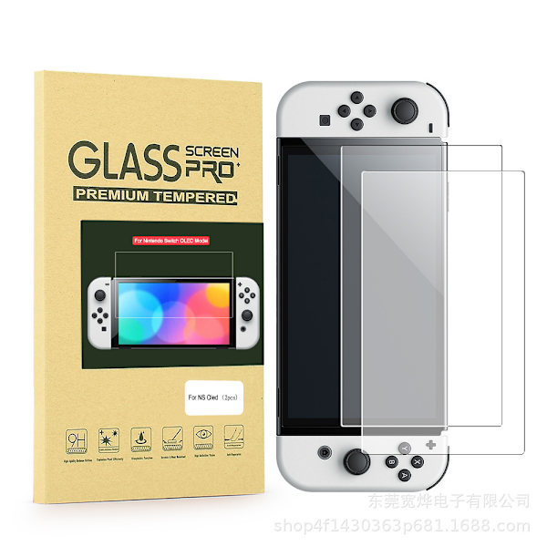 2-pak Nintendo Switch OLED Full Screen Protector i herdet glass
