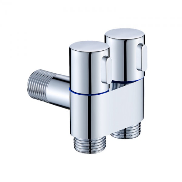 G1/2 0,2 cm dobbeltkontroll toalettvaskemaskin kran, triangulær