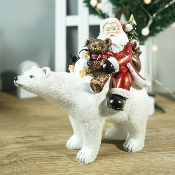 Luovuutta Joulupukki Ratsastaa Jääkarhu Koti Olohuone Työpöytä D