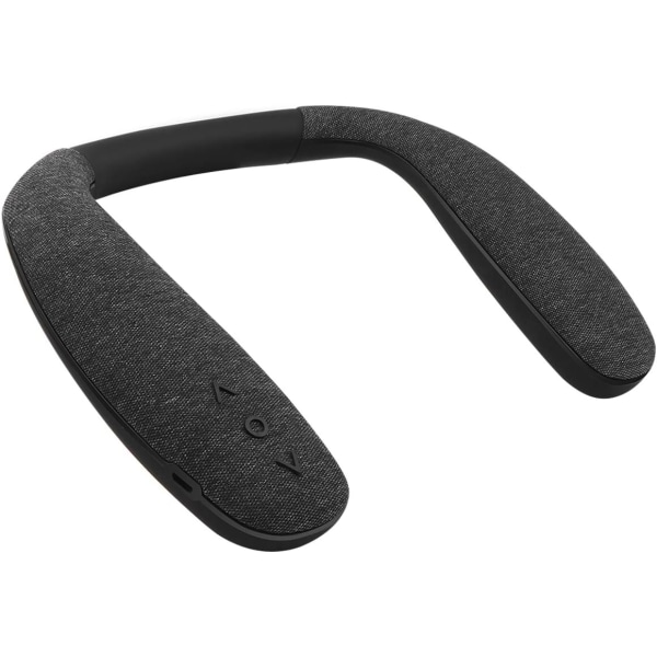 Bluetooth Neck Speaker, Black Complementary Speaker, Audio Portab