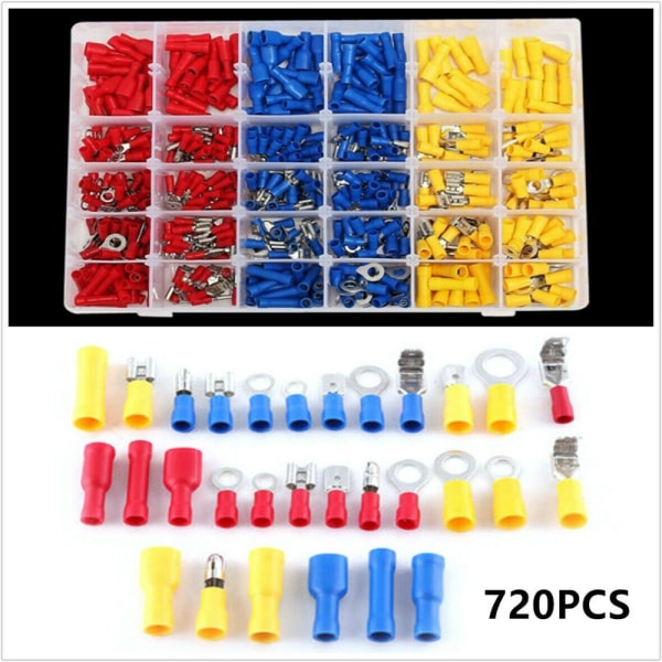 720pcs Electrical Terminals, Car Electrical Terminals, Crimp Term