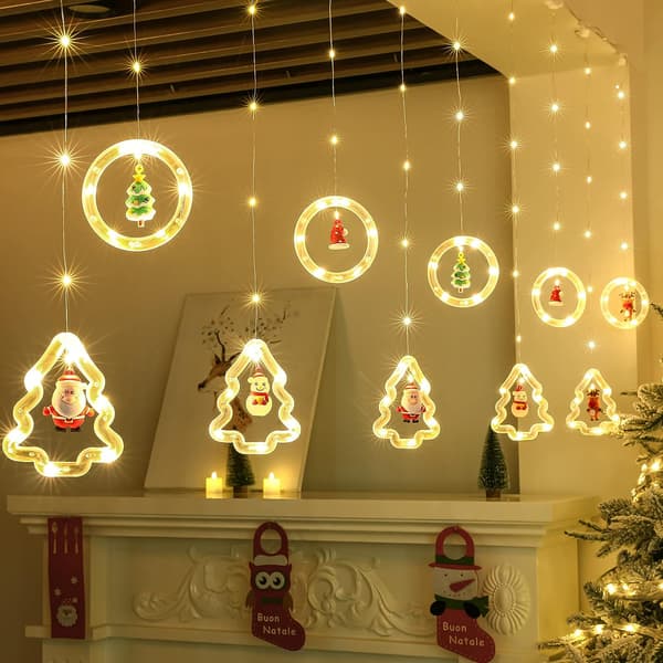 Vinduslys, 3m julegardinlys USB juletrelys