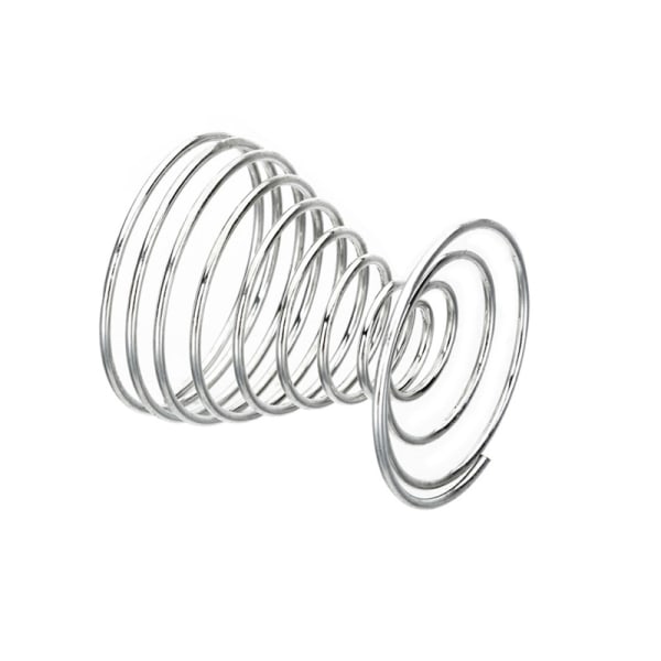 2 x Rostfria spiralfjäderäggkoppar