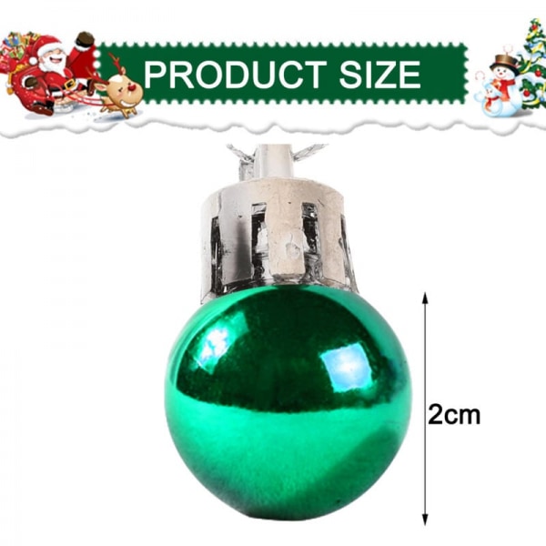 Julgranskulor 24st 2cm Mini Julgranskulor Dekorationer Osplitterliga