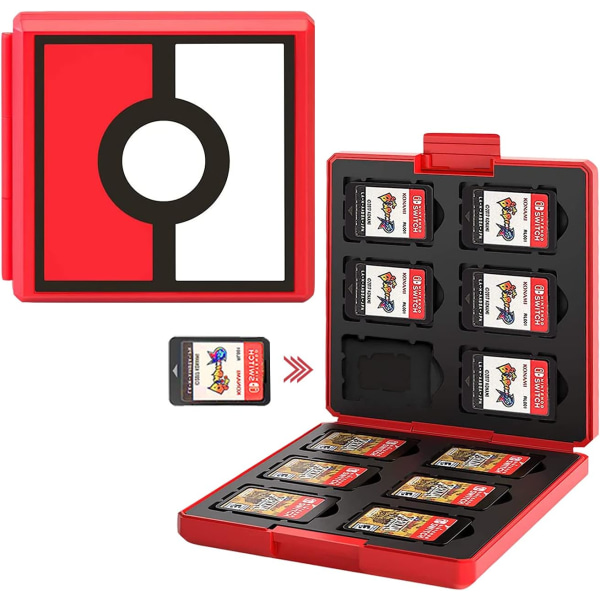 Nintendo Switch Lite NS-spilopbevaringsboks - Kan indeholde op til 12 spil
