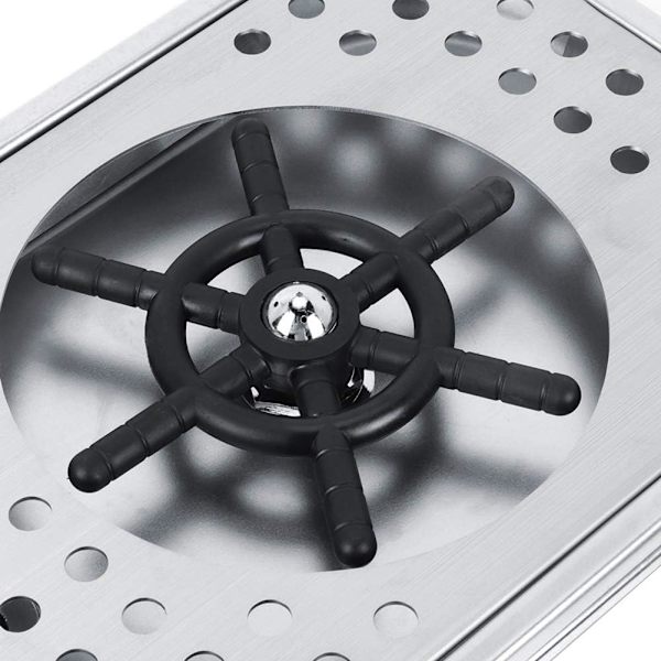 Skyld kopper, skyl glas med 114 mm diameter 201 rustfrit stål G1/