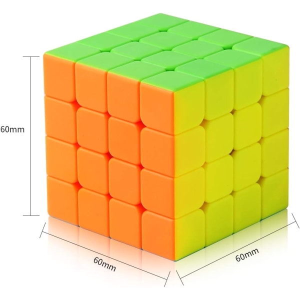 4x4 Profession Speed ​​​​Cube - Snabb och smidig svarvning - Stark Dura