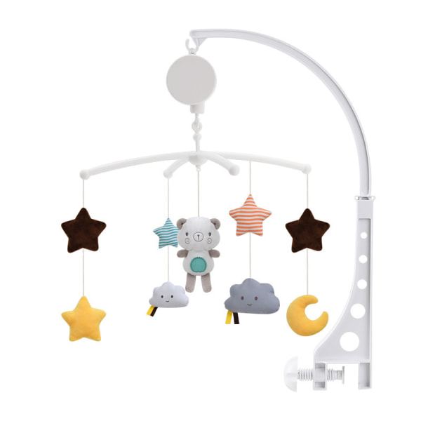 Baby Crib Musical Mobile,Cute Teddy Bear Wind Chime Baby Bed Bell