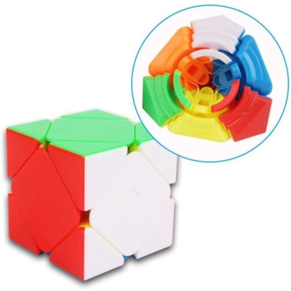Skewb Stickerless Magic Cube Skewb Stickerless Speed ​​​​Cube Puzzl