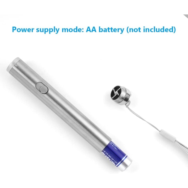 Kattpekare, LED-kattleksak batteridriven + 3 interaktiva kattmynta