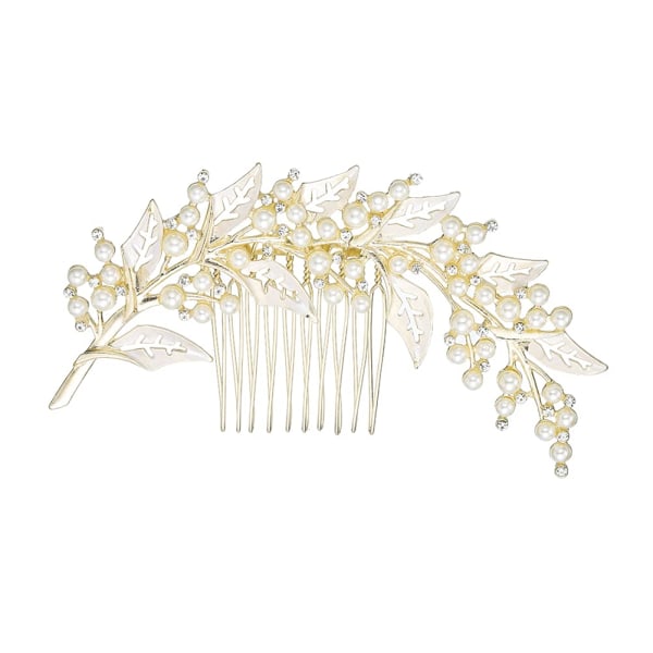 Peigne à cheveux de mariage Perle de mariée Cristal Peigne latéra