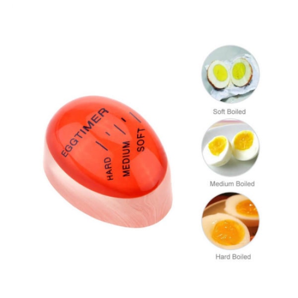 Eggtimer, én størrelse rød gir perfekte resultater hver gang