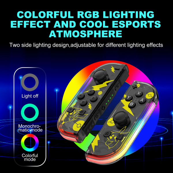 Controller (L/R) kompatibel med Nintendo Switch-controller, ledning