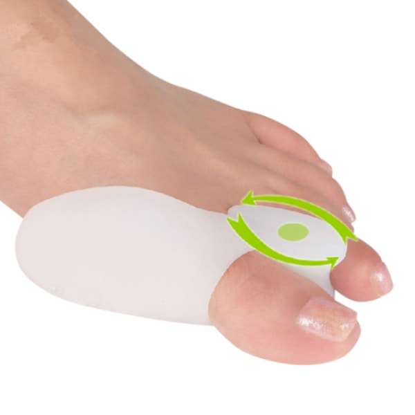 Ihmettely, kaksoistoiminen Hallux Valgus -suoja ja varpaiden levittäjä