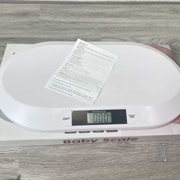 Babyskala - 20 kg hvit