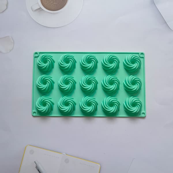 15 hull spiralform silikon kakeform mousse dessert baking choc