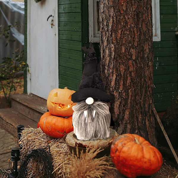 3 kpl Halloween-tonttu nukke pehmo naamioton nukke pitkällä parralla Hal