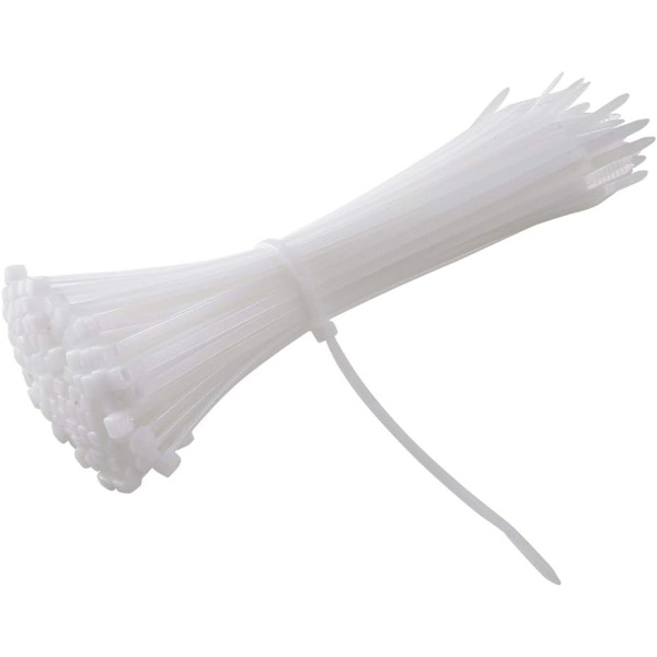 Plast återanvändbara kabelband, 200mm x 3,6mm, återanvändbara kabelband,