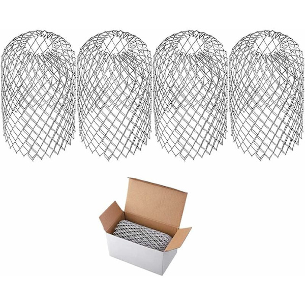 4 stk. aluminiumsrenderfilter, metalrenderbeskytterfilter, udvidelig