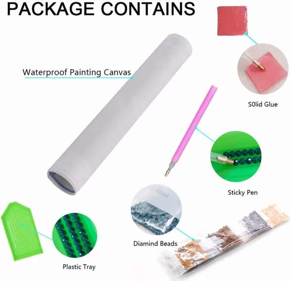 30x40cm Diamantmålning Rävar Kits, 5D Diamantmålning Kits för