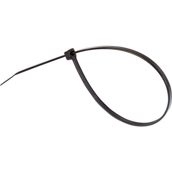 Nylon kabelbinder - 300 mm x 3,6 mm - Sort - UV-resistente kabelbindere
