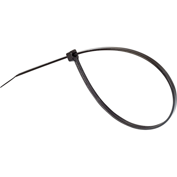 Nylonkabelbindning - 250mm x 4.8mm - Svart - Extra stark kabelbindning