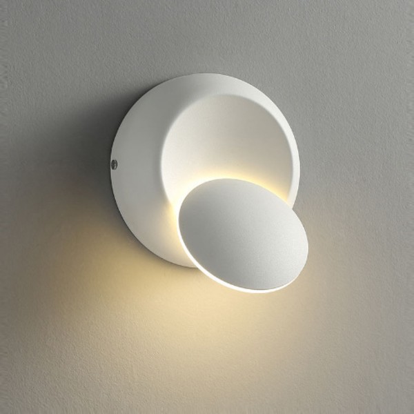 Halvmåneformet LED-vegglampe 360 graders svingbar vegglampe gulv