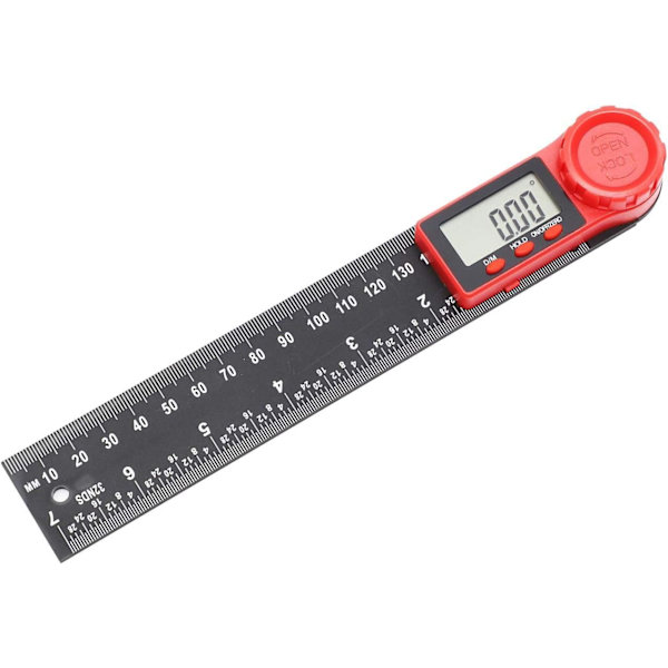 Digitaalinen kulmamittari 8 tuumaa 200 mm, hiilikuitu 0-360° elektroninen