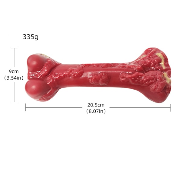 Texturerad tuggleksak för kraftiga tuggare - Extrem tuggleksak för hundar - Xl