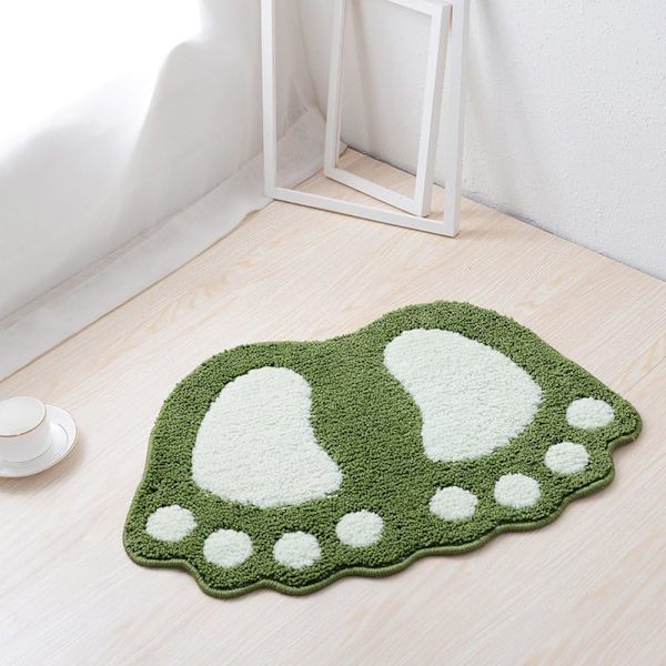（Grön，48 * 67cm），Halkskyddsmatta , Snabbtorkande badrumskök