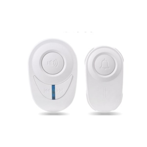 White, Wireless Doorbell Outdoor Home Waterproof Smart Doorbell E