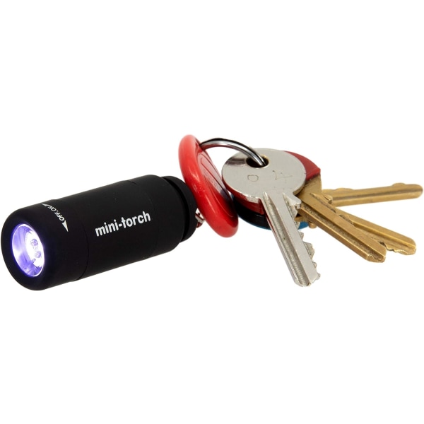 Mini USB oppladbar lommenøkkelring LED-lys