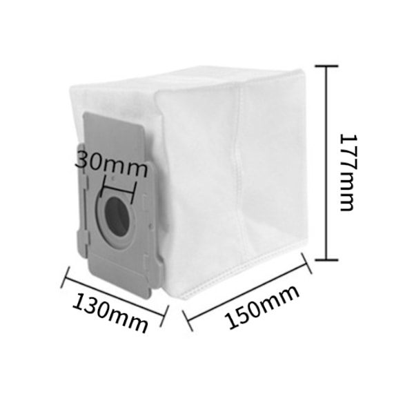130*150*177mm, en förpackning, dammsugarpåse, lämplig för i7+/E5/