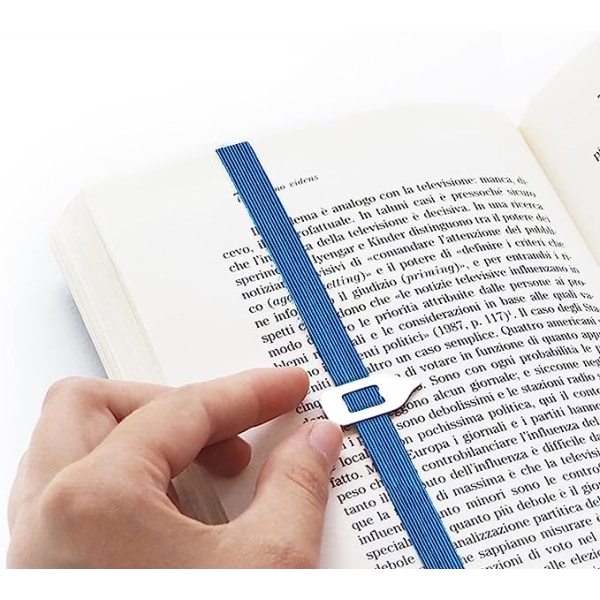 1 stk elastiske bogmærker - gaver til mænd og kvinder - bogmærker til A