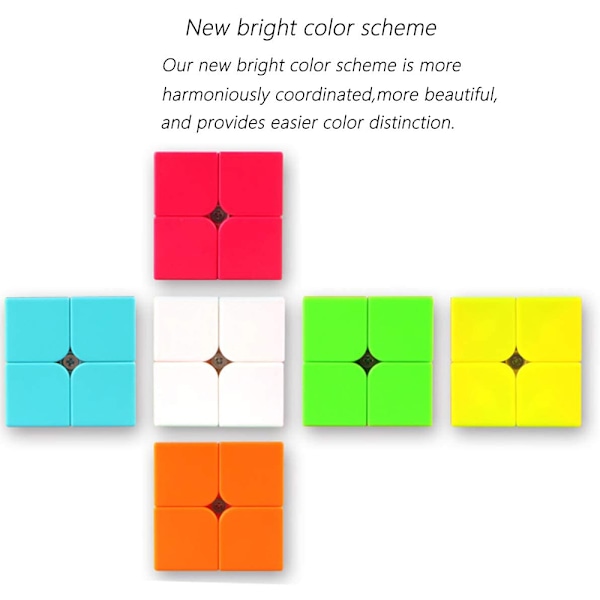 Speed ​​Cube 2x2 2x2x2 Stickerless Magic Puzzle Magic Speed ​​Cub