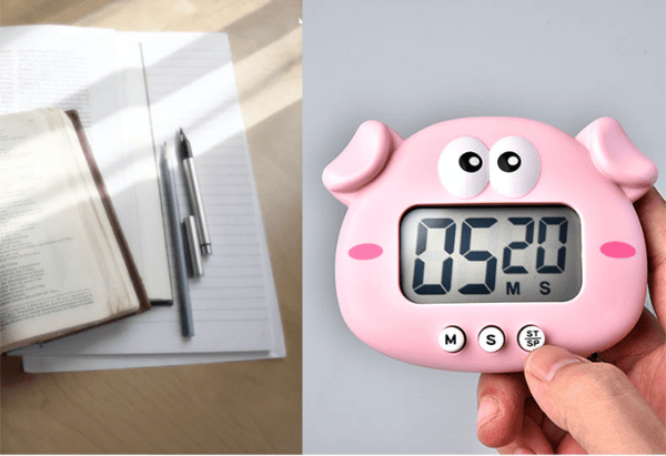2 stk. magnetisk timer mekanisk køkkentimer elektrisk timer magne
