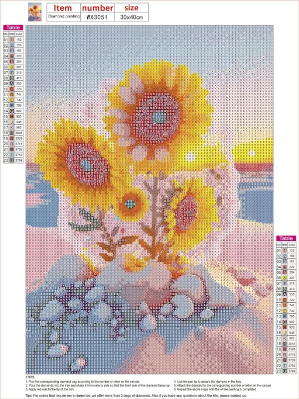 （26）2 stk. DIY Diamond Painting  Julekit, 5D Julebroderi