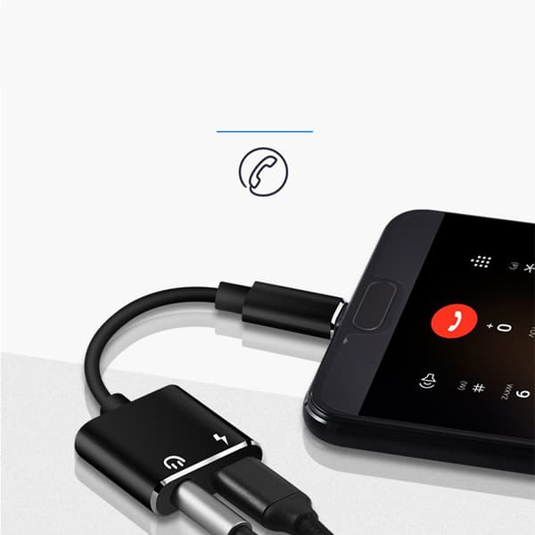 (Hopea) 2CPS Usb-c-sovitin / Usb-c-jakaja ja lisäportti