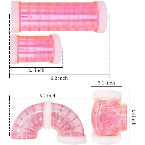 Hamster rör, utomhusäventyrsrör, transparenta material, Ha