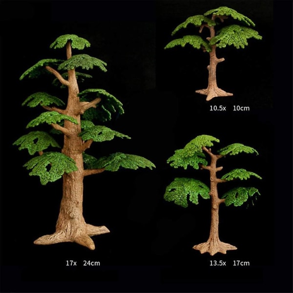 1 st Modellträd Cypress Miniatyr Konstgjord Träd Fake Pl