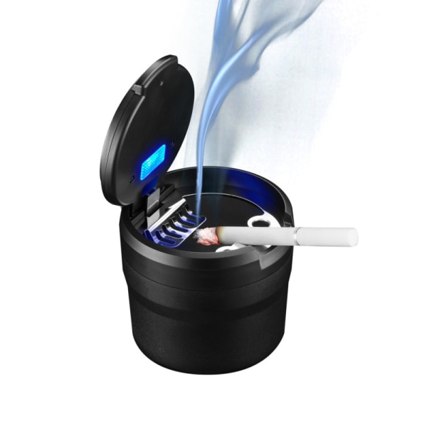 Car Ashtray, Easy Clean Detachable Car Ashtray with LED Light wit